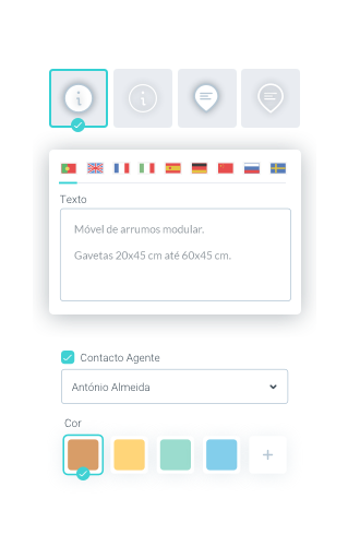 Personalize as visitas virtuais 3