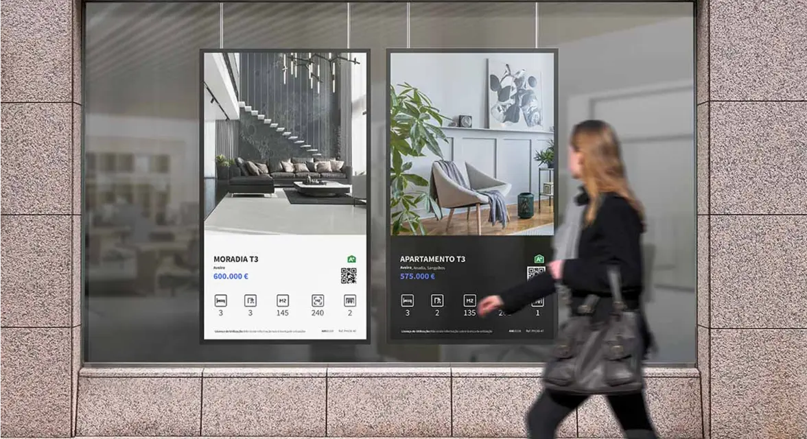 Montras Digitais Apelativas e Personalizáveis