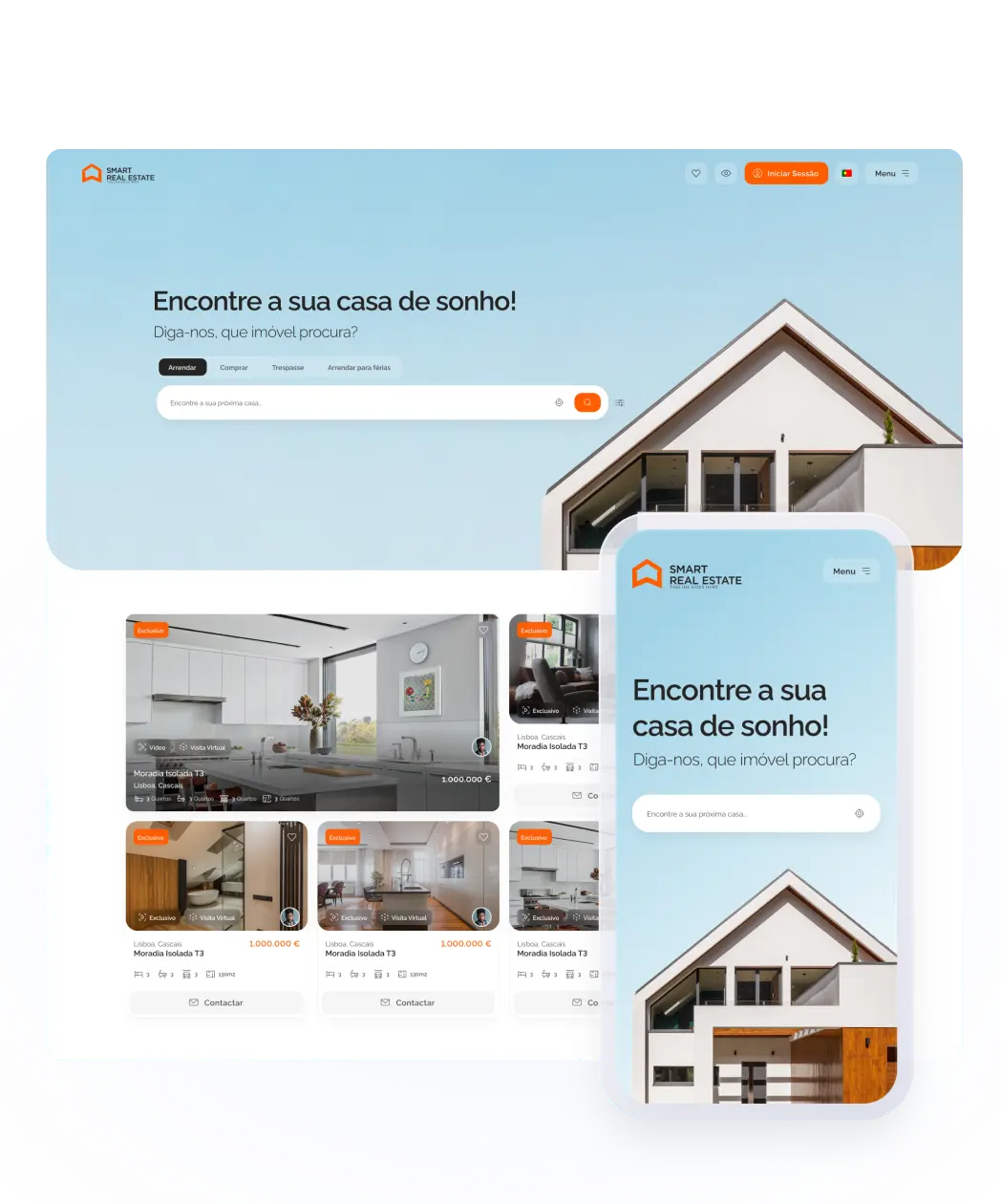 Website imobiliário integrado