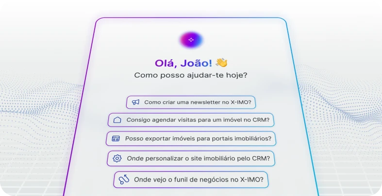 Assistente Virtual X-IMO: ajuda imediata, sem sair do sistema 0
