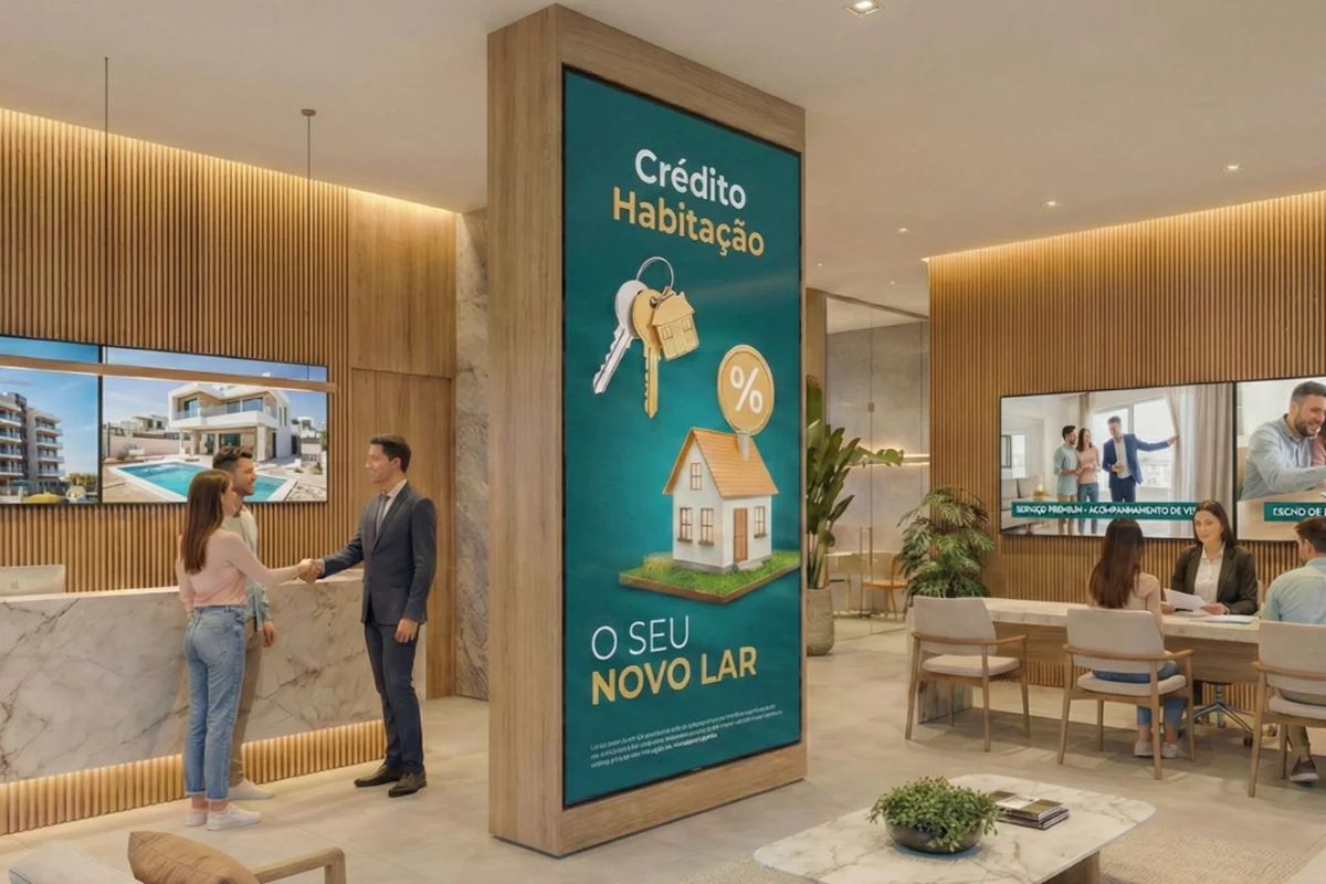 Montras digitais na mediação imobiliária