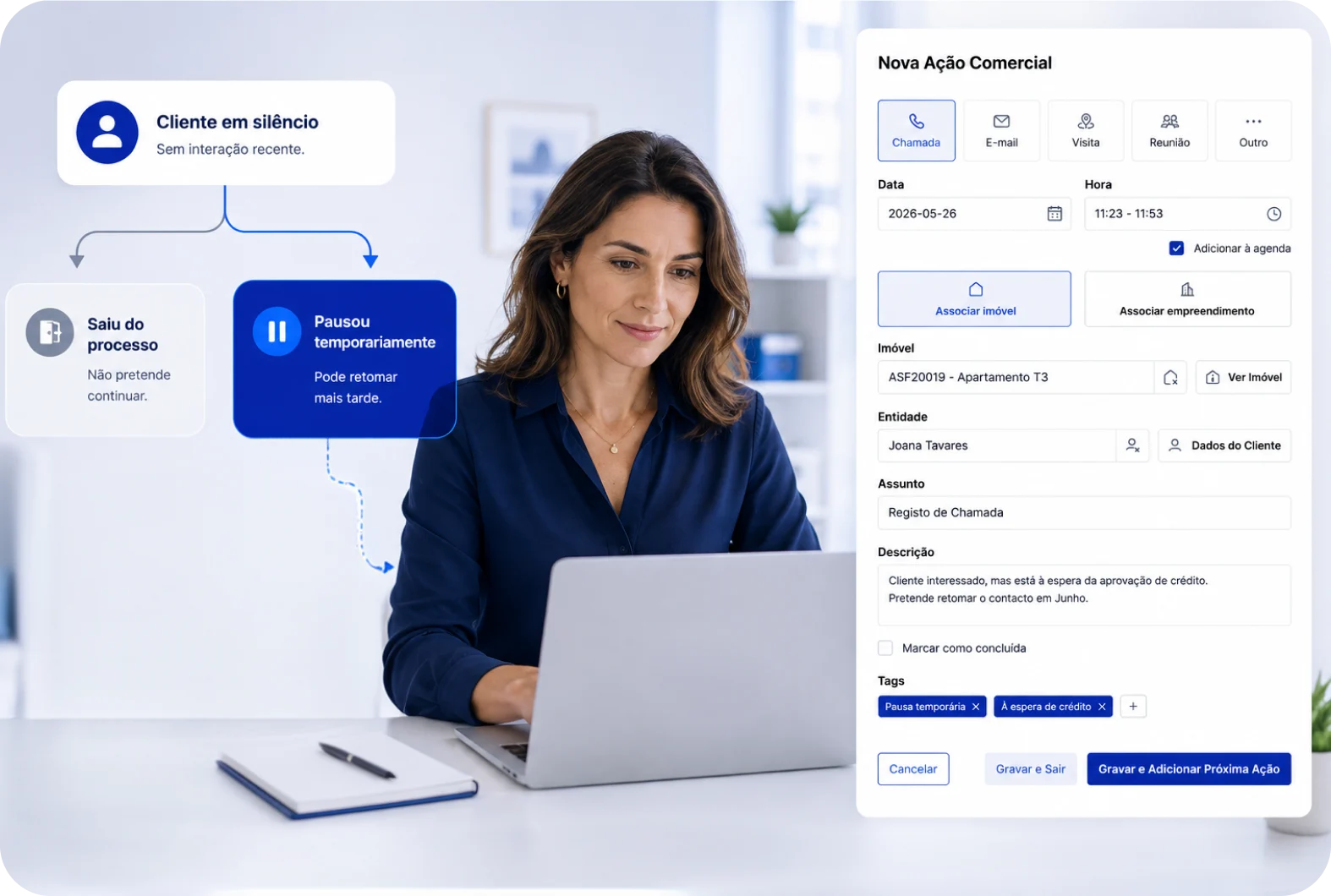 A diferença entre um cliente que saiu e um cliente que pausou 0