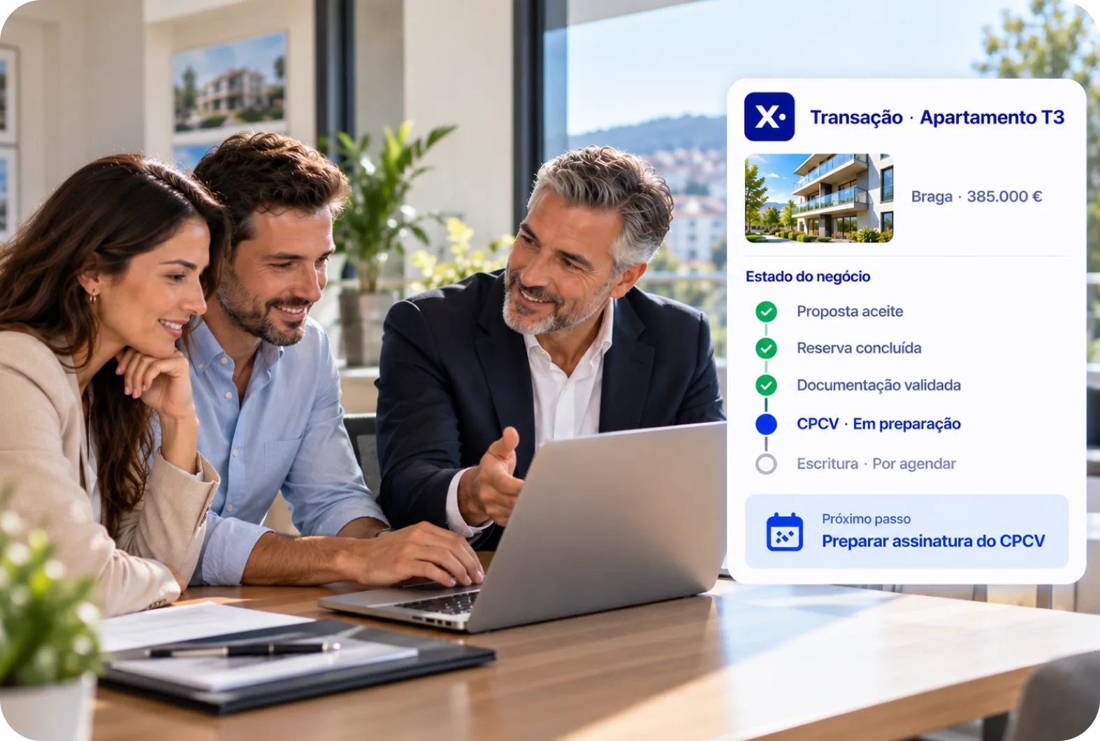 Da proposta ao fecho, o cliente quer saber em que ponto está 0