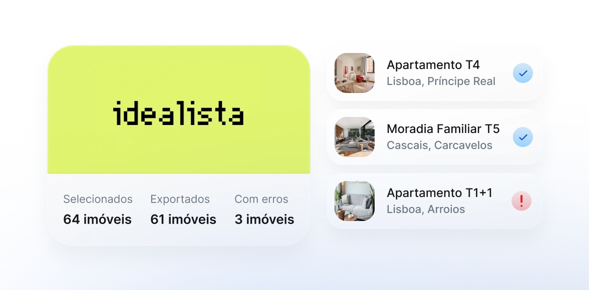 Valide os detalhes da exportação